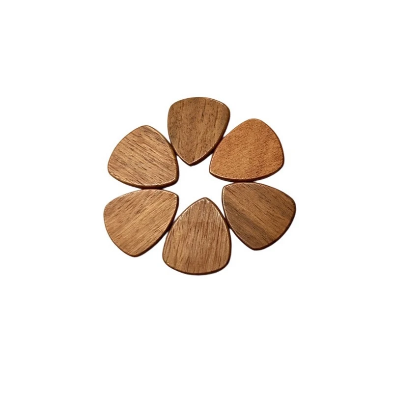 Gitarrenplektren aus Massivholz: Koa-Holz, Rosenholz, Sapele-Holz, Universelles Instrumentenzubehör – Detail 7