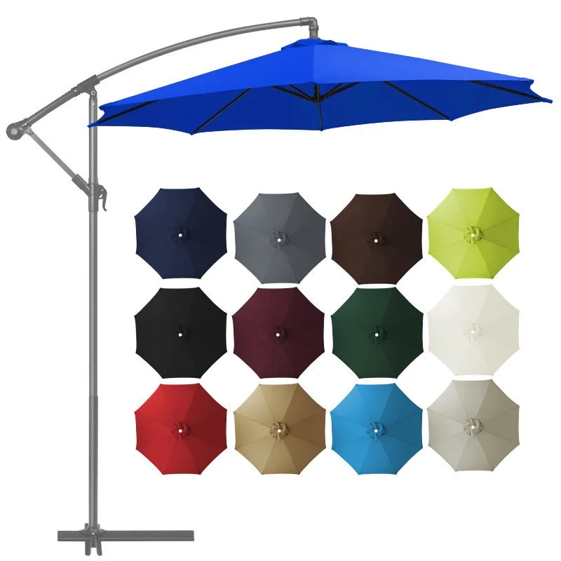 Replaceable Cloth for Parasol Outdoor Garden Banana Umbrella Top Cloth without Holder Sunshade Cloth