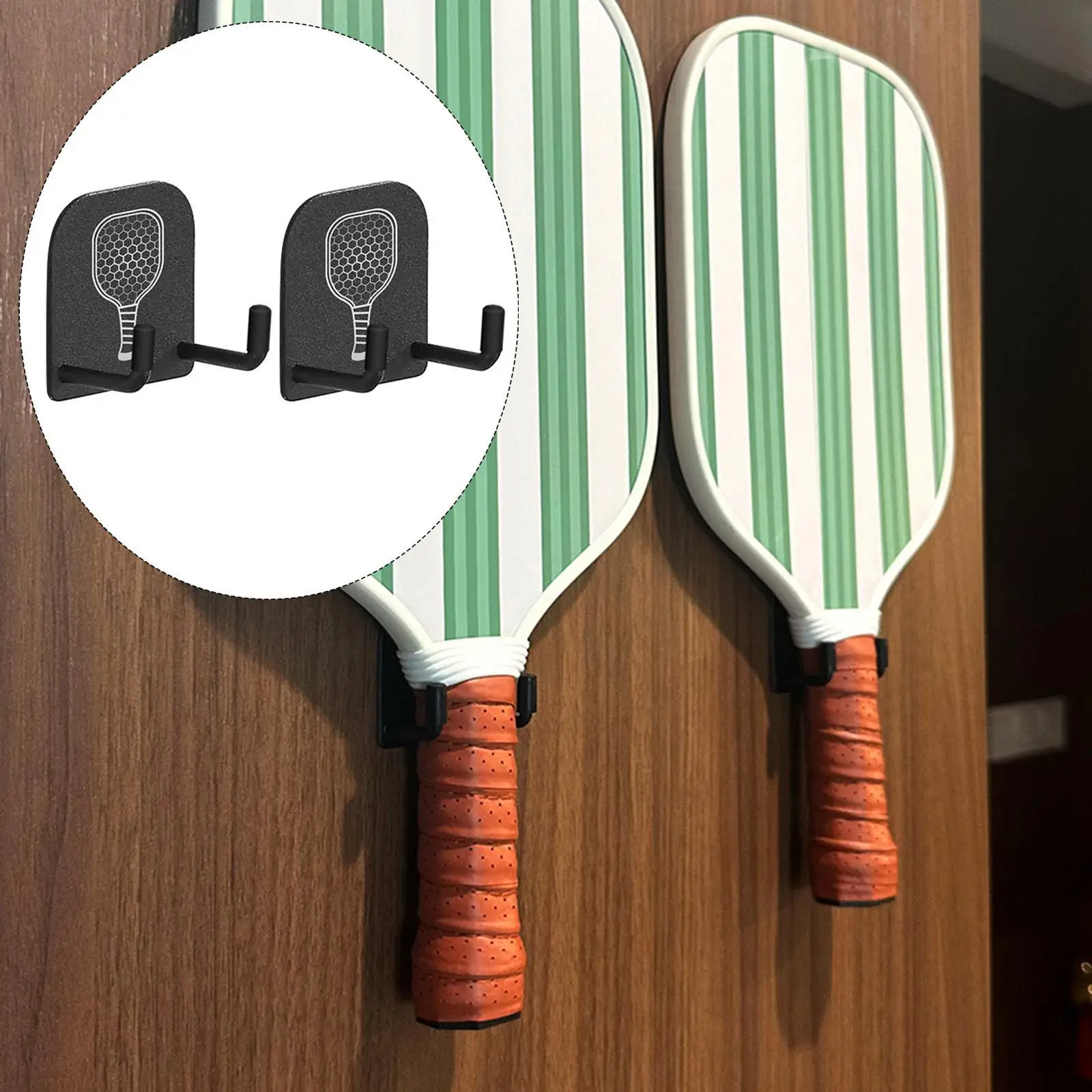2x Pickleball سياج السنانير اكسسوارات الريشة Pickleball مجداف الرف يحمل للتدريبات خزانة الرياضة أكياس ملعب التنس