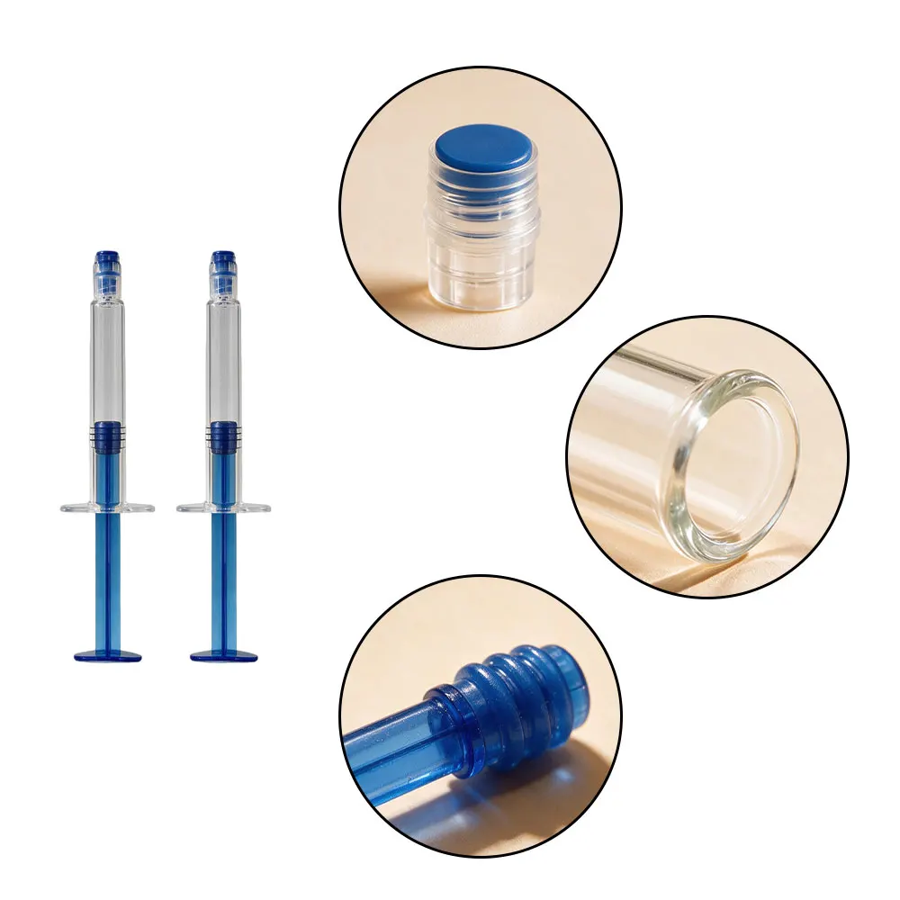 10 Pieces Cosmetic Syringe for Beauty Salon Skin Care Cream Empty Syringe Hyaluronic Acid Packing Tube 1ml/5ml/10ml Bottle