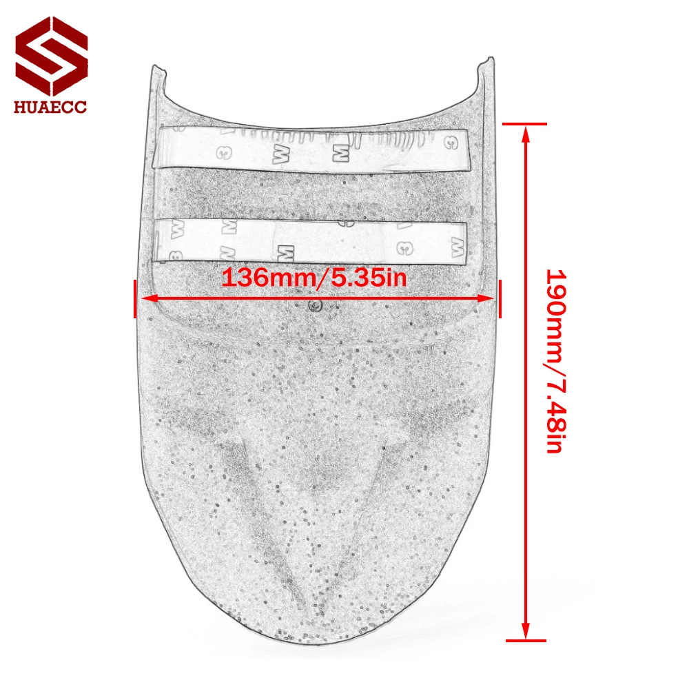 Motorcycle Front Mudguard Fender Rear Extender Extension for Suzuki DL650 V-STROM DL650XT V Strom 2012-2021
