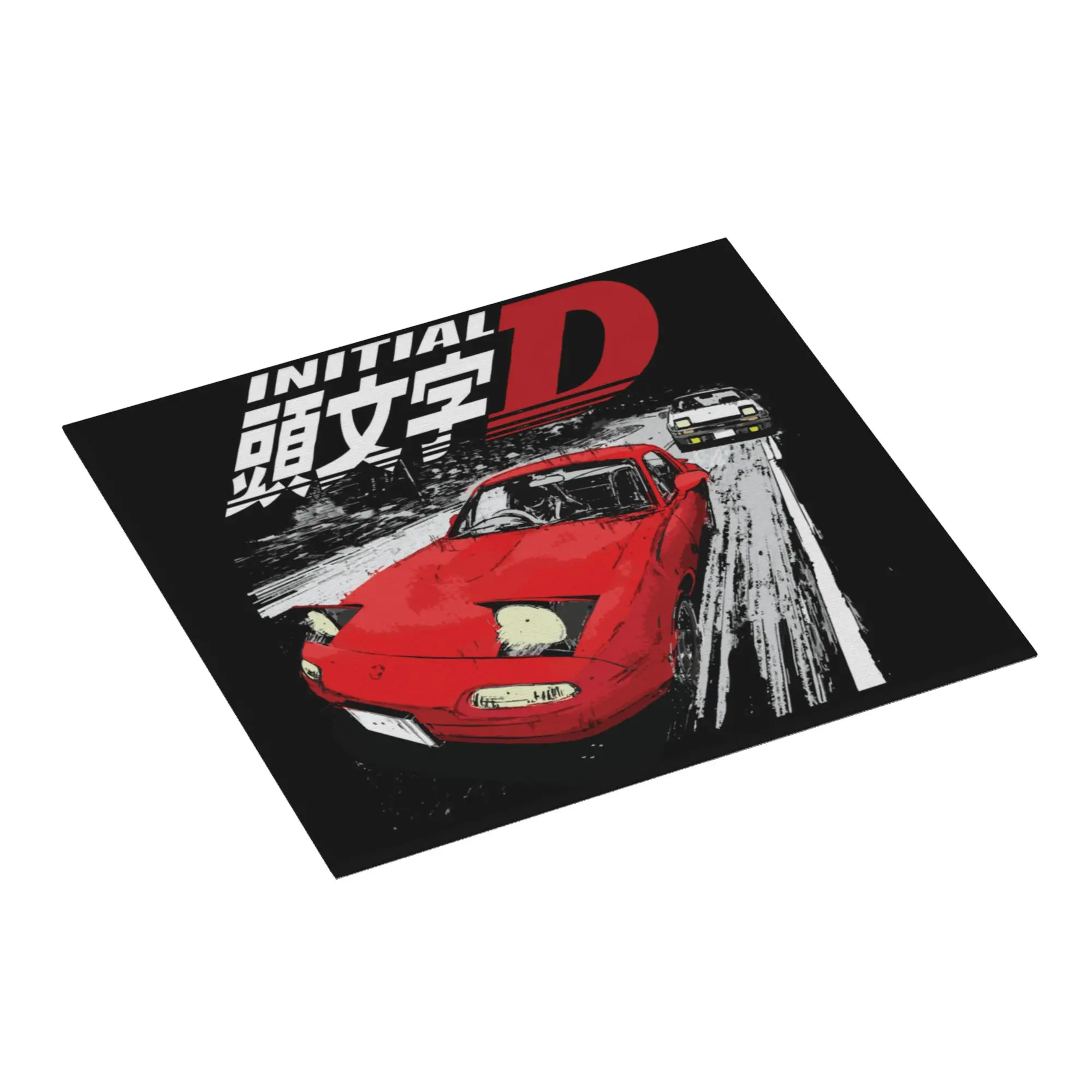 Drying Mat For Kitchen Mountain Drift Racing Initial D Barware Tableware Oil Proof Reusable  Washable Kitchen Sink Drying Pad