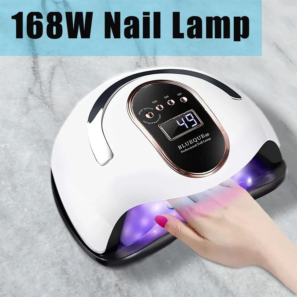 168W LED UV 36 stuks lichte droger Hoge kwaliteit nagels Gellak 4 timerinstellingen Sneldrogend