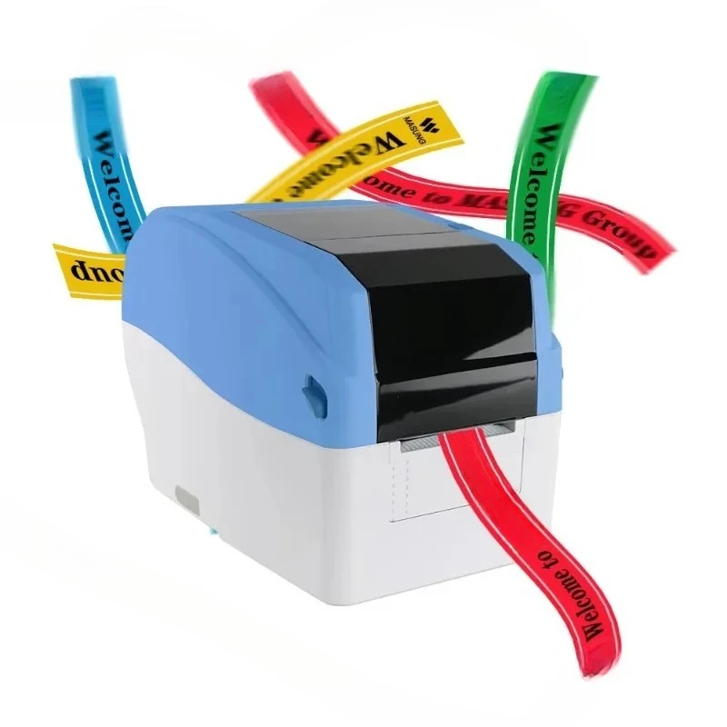 2026 300dpi High Resolution Satin Ribbon Printer Thermal Transfer Barcode Printer For Printing Gift Wrapping Ribbons