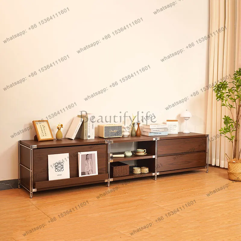 European Modular Tv Stand Simple Retro Classic Beauty Tv Stand Bedroom Aesthetic Mueble De Sala Modernos Room Furniture