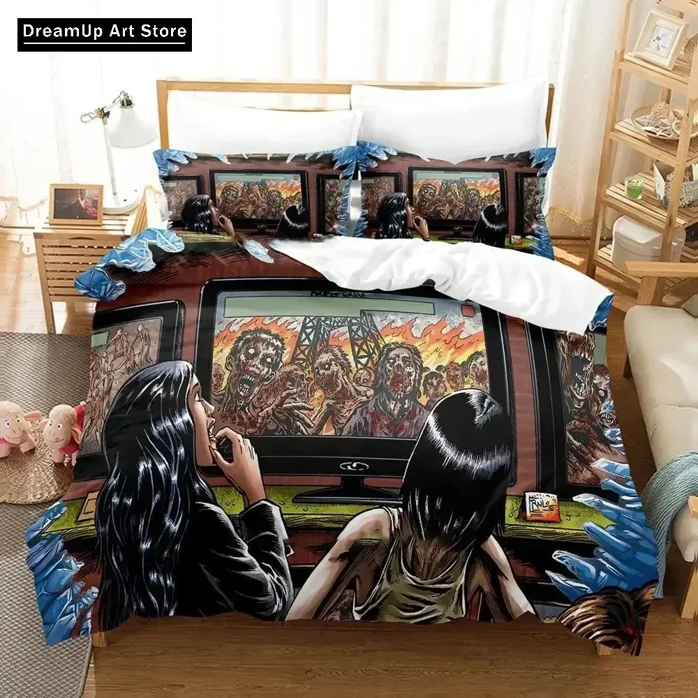 

3D Print Extinction Parade Max Brook's Bedding Set Boys Girls Twin Queen Full Size Duvet Cover Pillowcase Bed Adult Bedroom