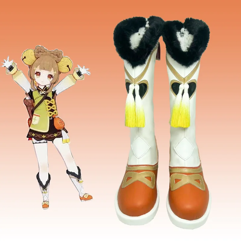 Yaoyao Cosplay Shoes Game Footwear Halloween Carnival Party Shoes Anime