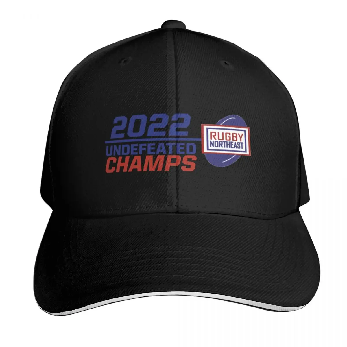 2022 Conference Champs Baseball Cap Cotton Twill Breathable Contrast Two Tone Brim Snapback Flat Bill