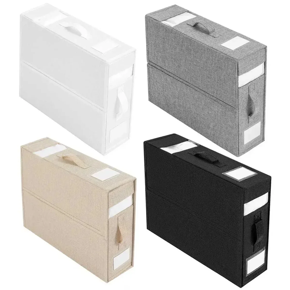 

Складная сумка для хранения постельного белья — органайзер для шкафа большой вместимости, пыленепроницаемый для сезонного белья