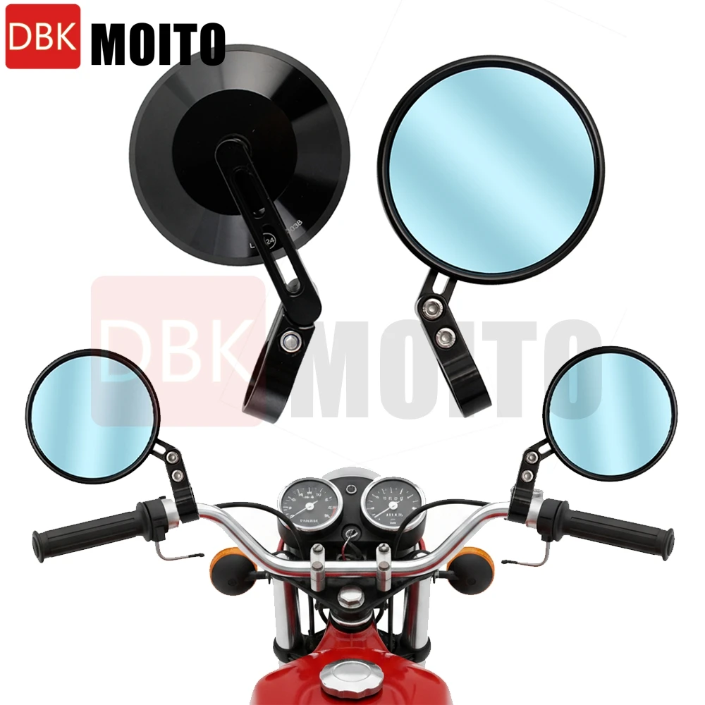 

Универсальное круглое зеркало заднего вида, классическое ретро заднее зеркало для Simson S51 S53 S83 SR50 SR80, зеркало заднего вида для мотоцикла