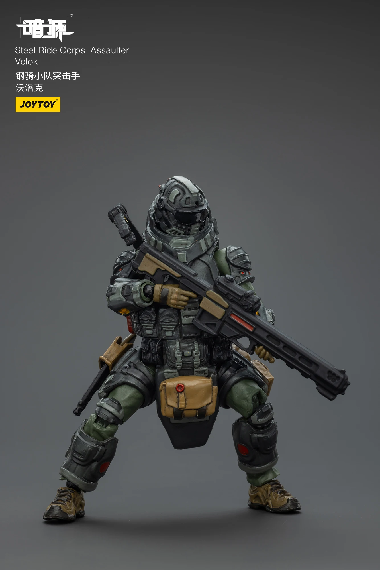 【Tersedia】JOYTOY Dark Source Steel Ride Corps Assaulter Volok 1/25 Action Figure Soldier Toys