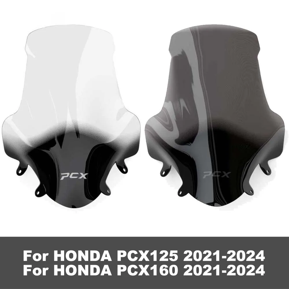 

Motorcycle modification accessories windshield Wind deflector Windscreen For HONDA PCX125 PCX160 PCX-125 PCX-160 2024 2023-2021