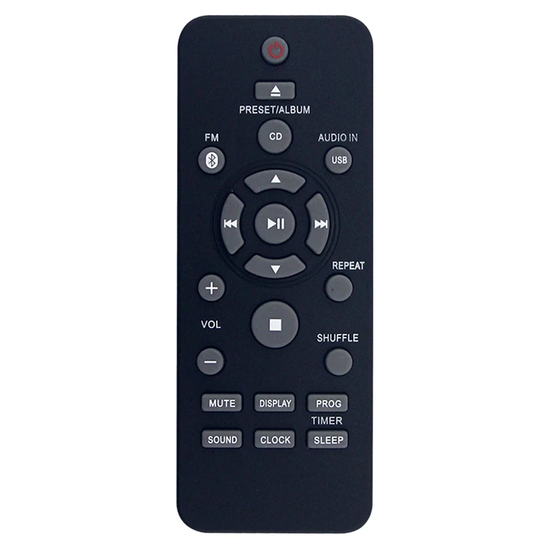 Compatible con Philips Audio BTM2180 BTM2180/37 BTM2280/12 BTM2355 BTM1180 BTM2310/12 Control remoto BTM2280 Repuestos