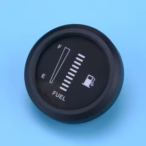 12/24V 2" 52mm Car Motorcycle Fuel Level Meter Gauge LED Display Digital 10 Grid