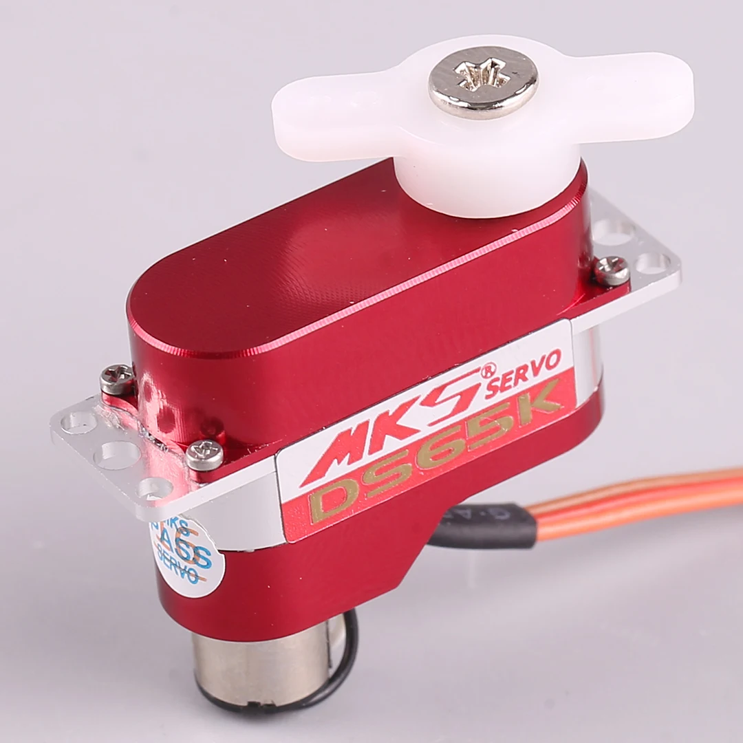 MKS DS65K Lichtgewicht Servo Holle Cup CNC Metalen Tand Motor 6.5g voor DLG Zweefvliegtuig 2.2KG Stuurinrichting Vliegtuigen model Accessoires