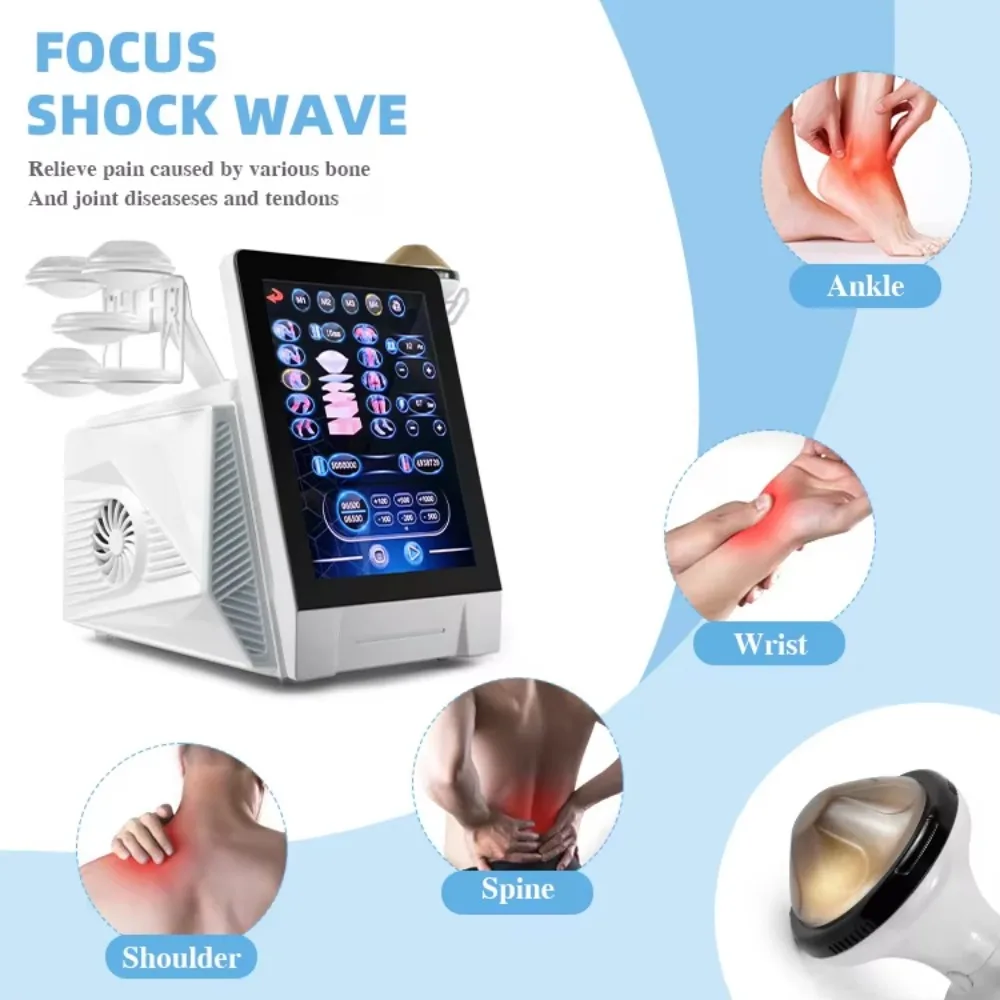 Fswt High Energy Focus Shockwave Emfocus Electromagnetic Shock Waves Clinic Use Pain Relief Plantar Fasciitis Shorterapy Machine