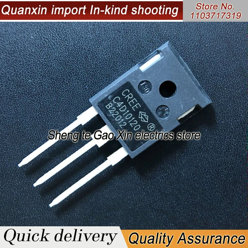 5PCS-10PCS  C4D10120   TO-247 10A 1200V Imported NEW Original  Best Quality