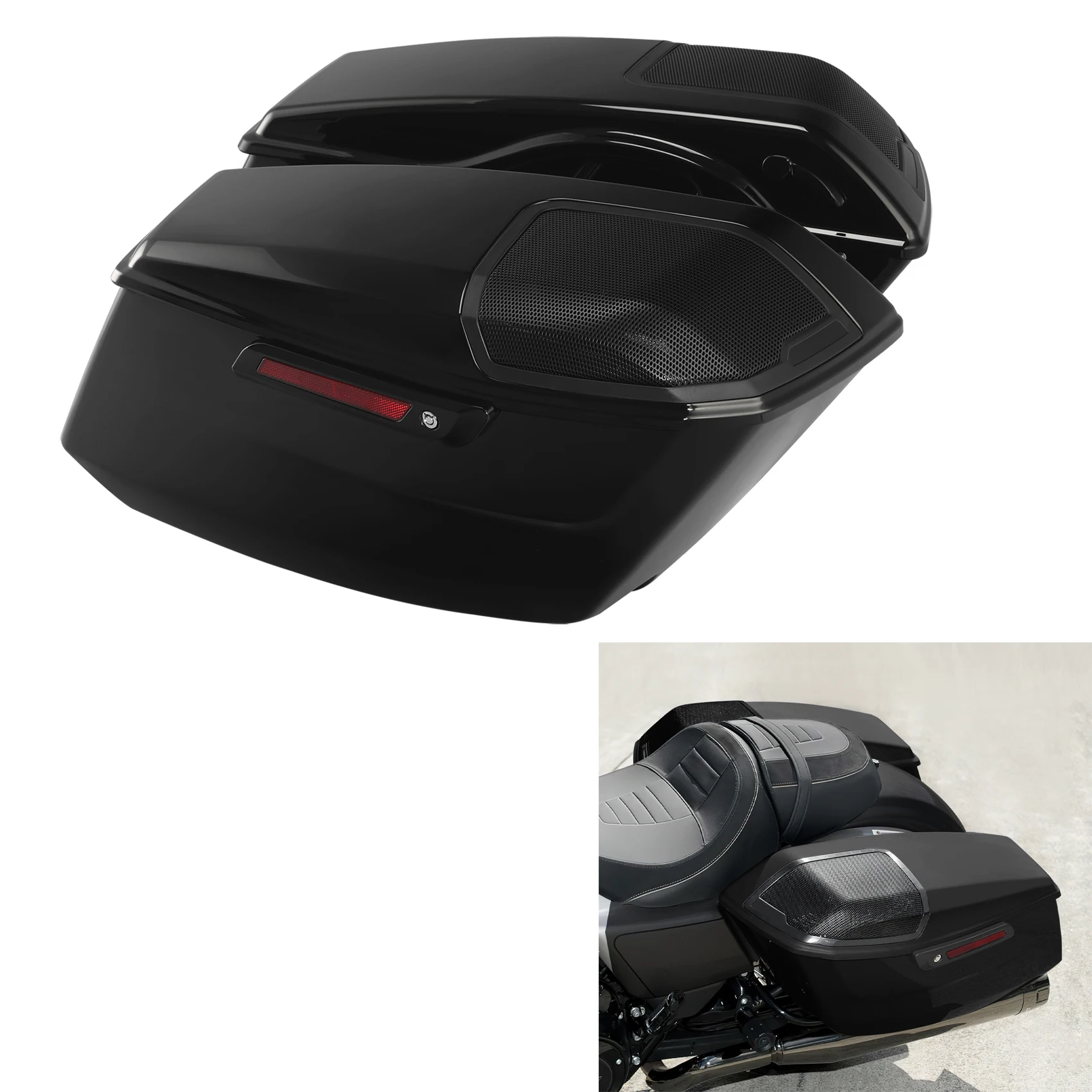 Saszetki z wycięciem na głośnik 6x9" do Harley CVO Road Glide ST FLTRXSTSE FLTRX Street Glide FLHX 24-25 FLHXSE FLTRXSE 2023-2025