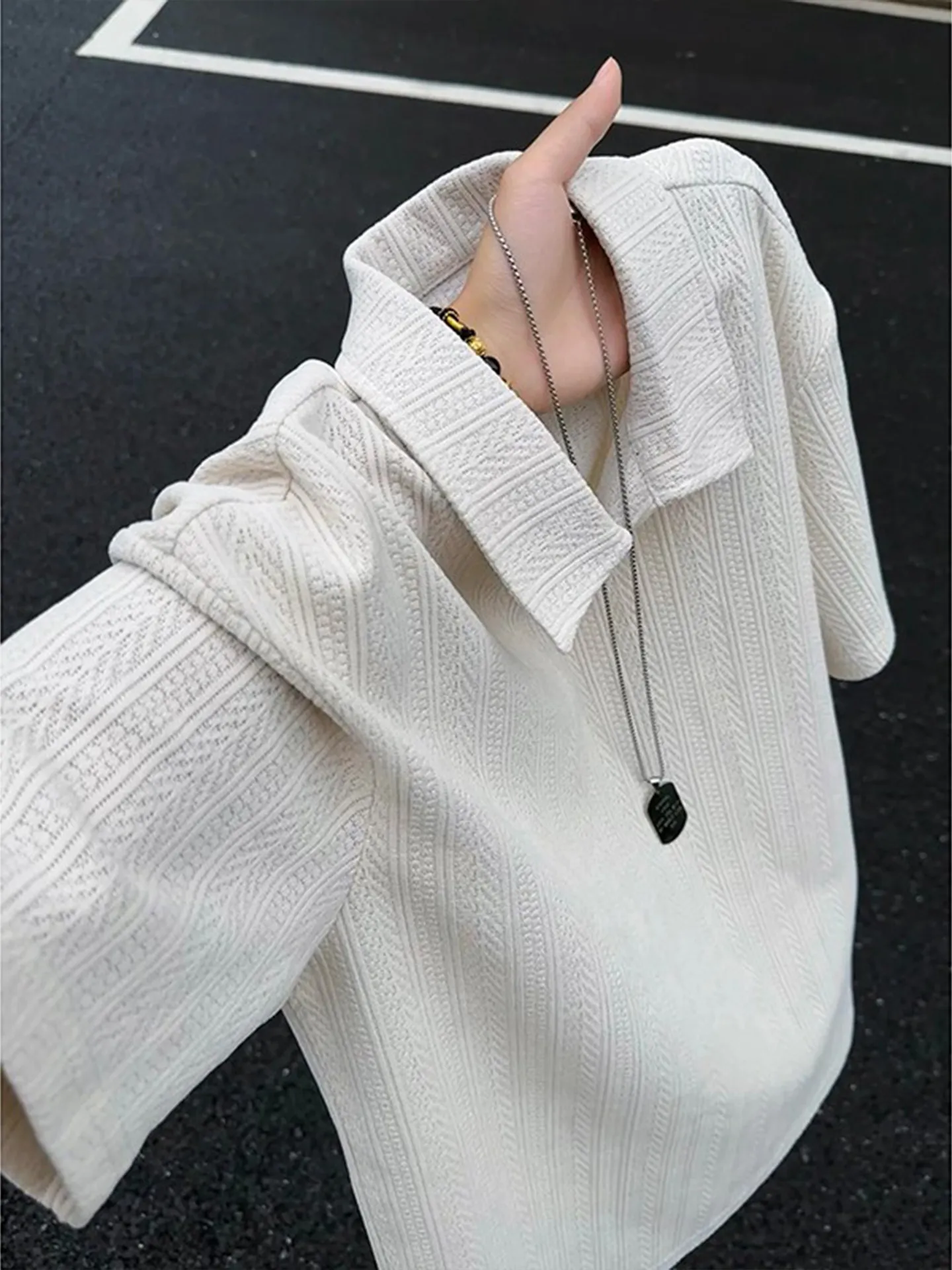 American Style Men's Short Sleeve  Shirt Wheat Ear Pattern Breathable Summer T-Shirt Casual Loose Fit Youth Fashion