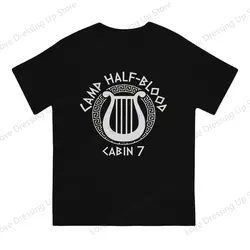 100% Cotton T-shirt Percy Jackson Men's t-shirt Cabin 7 Camp Half-Blood Summer Breathable Street Short Sleeve Top S-6XL