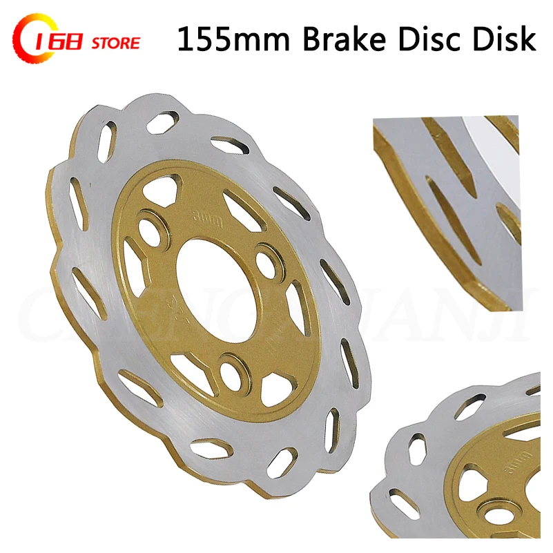 Pit Dirt Bike Brake Discs Rotors Motorcycle 155mm-40MM Floating Plate 3 Holes for Most Off-Road Motocross Scooter Parts