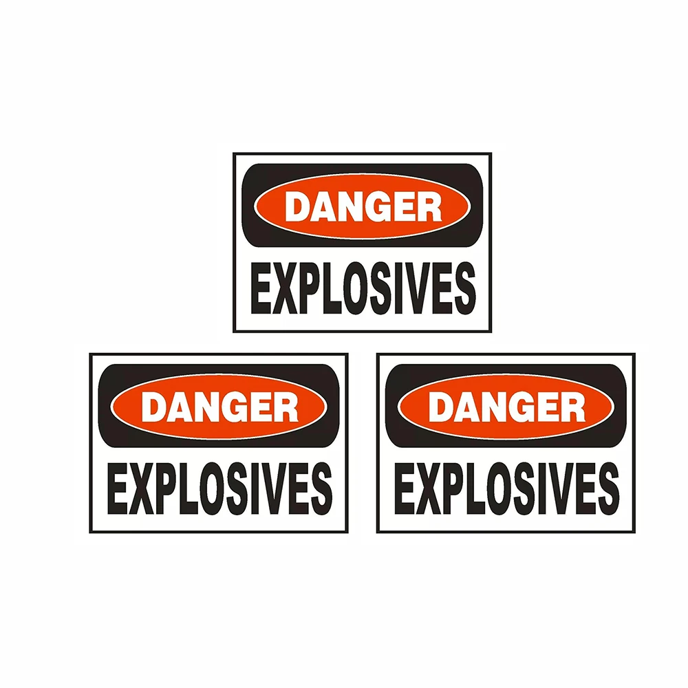 Danger Safety Car Sticker