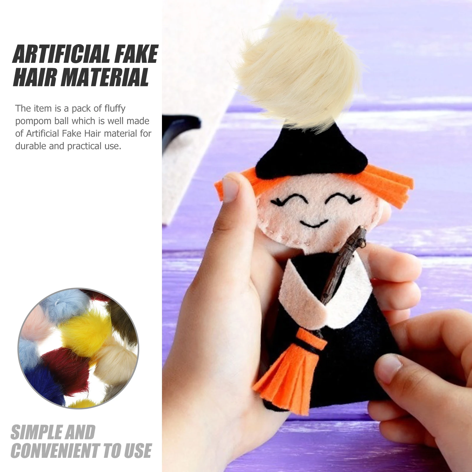 24 قطعة Pompom الكرة فو الحرفية الزينة Diy بها بنفسك أكاليل هامش الحلي مشاريع الملابس والاكسسوارات ديكور الحفلات الحرفية #1