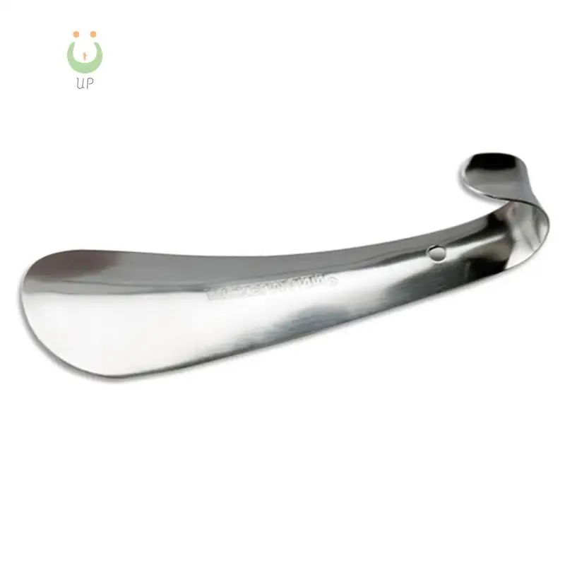 1Pc Professional Stainless Steel Silver Metal Shoe Horn Spoon Shoehorn 14.5cm Tools Part