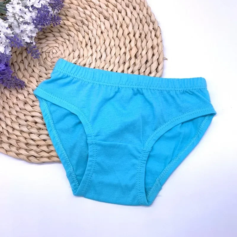 8pcs/Lot Solid Color Boys Panties Cotton Underwear Shorts Kids Briefs Clothes Children 1-10 years