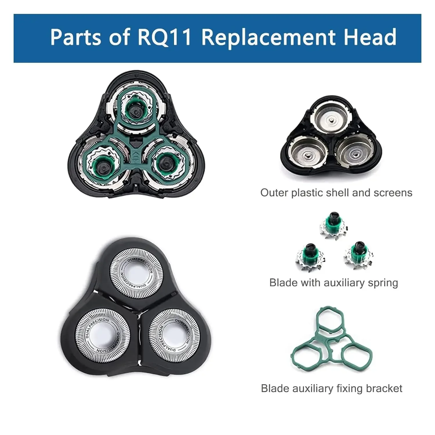 XX11 Replacement Shaver Head Blades For Sensotouch 2D