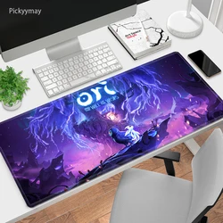 Ori And The Blind Forest Large Gaming Desk Mat Mouse Pad HD Print Computer Locking Edge XXL Anime Mouse Mats Kawaii Mousepad