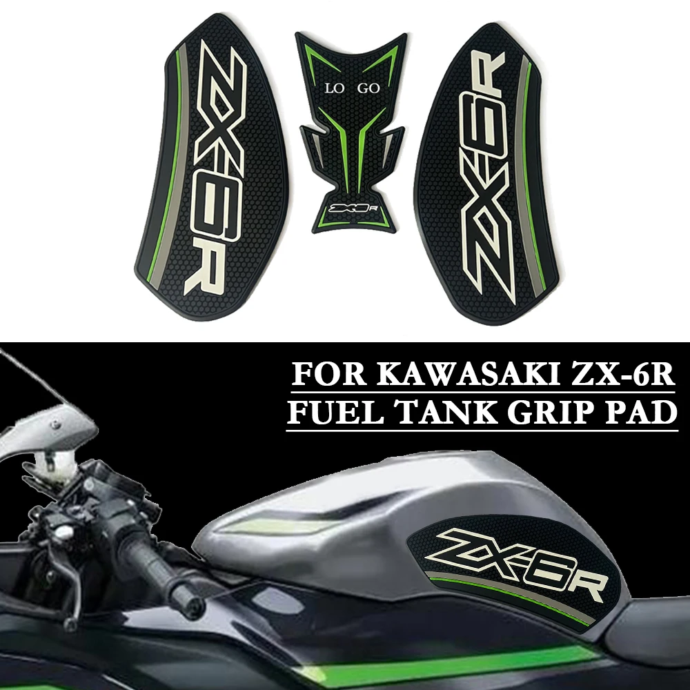 

Для KAWASAKI ZX-6R 24- наклейка на топливный бак мотоцикла резиновый топливный бак противоскользящие защитные наклейки противоскользящие и износостойкие