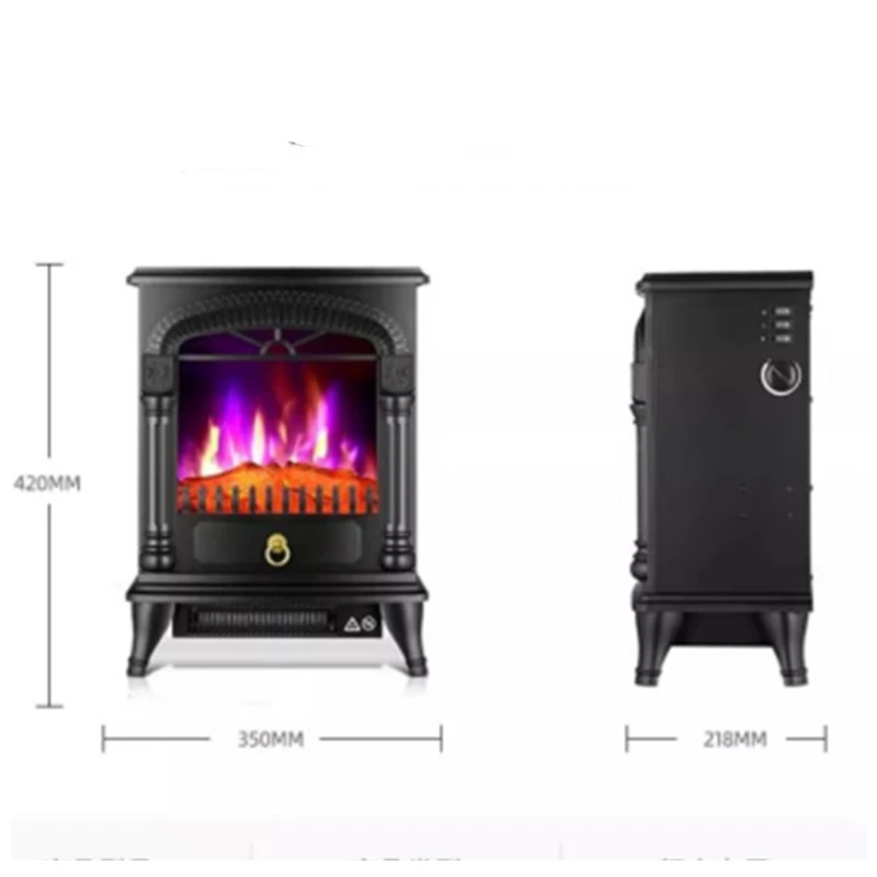 European Fireplace Heater Home Simulation Flame Heating Furnace Heating in The Bedroom Quick Heating Heater