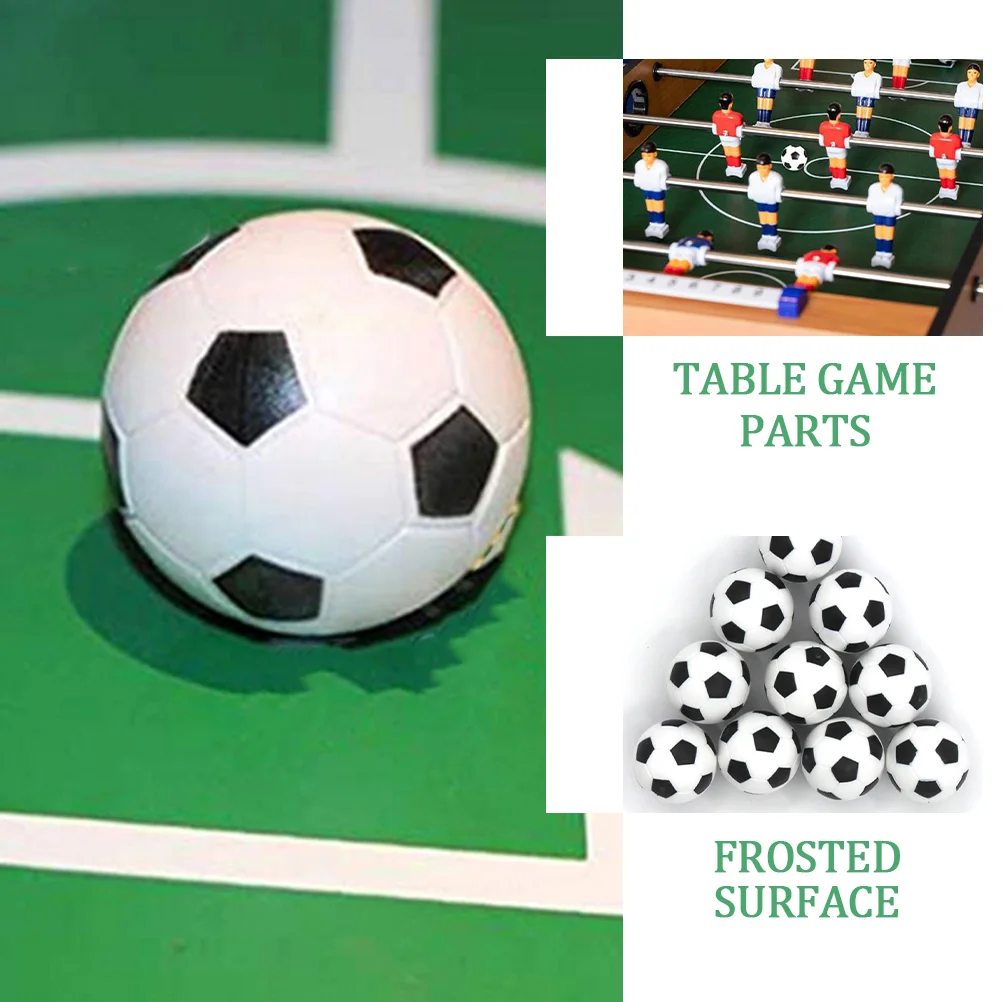 12 Pcs Football Table Mini Game Parts Footballs Desktop Soccer Accessories Replacements Foosball Parent-child