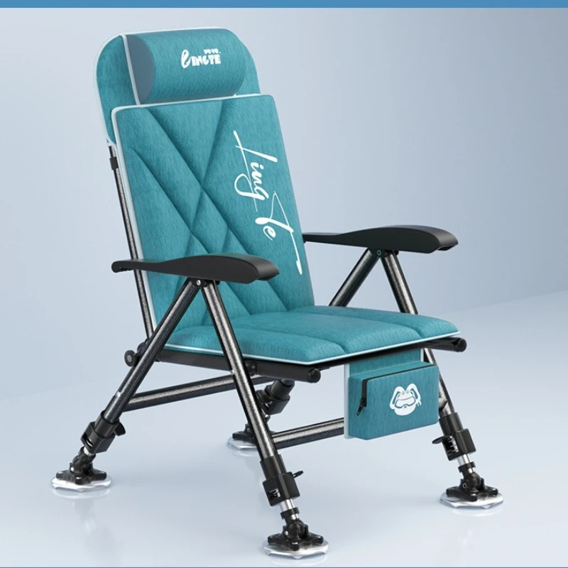 

Mosquito-Proof European Style Fishing Chair, Portable Folding Seat for Wild Fishing, All-Terrain Outdoor Camping Chair