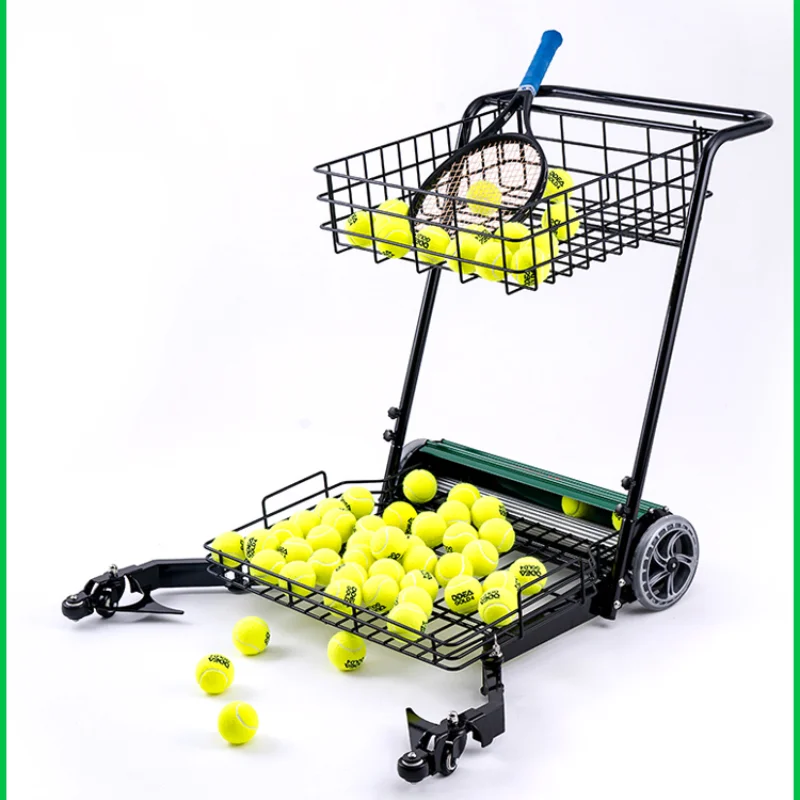 

Tennis pick-up cart Tennis pick-up artifact Cart frame basket basket Coach car Storage