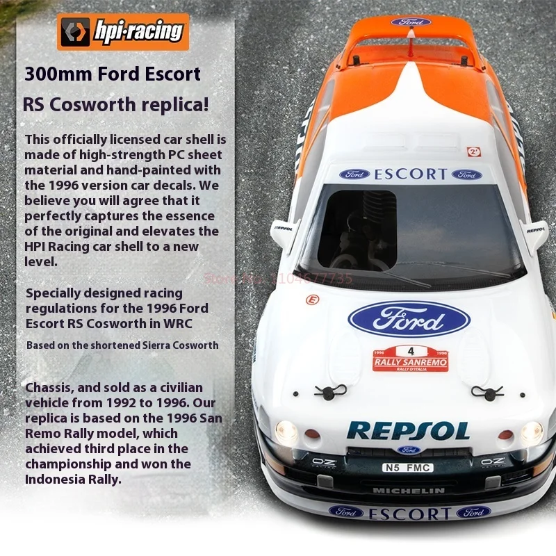 New Hpi Wr8 Flux 1/8 Rc Car Simulation Escort Remote Control Electric Oil Powered 3.0 Pull Car With Adequate Power Boys' Toy - Image 5
