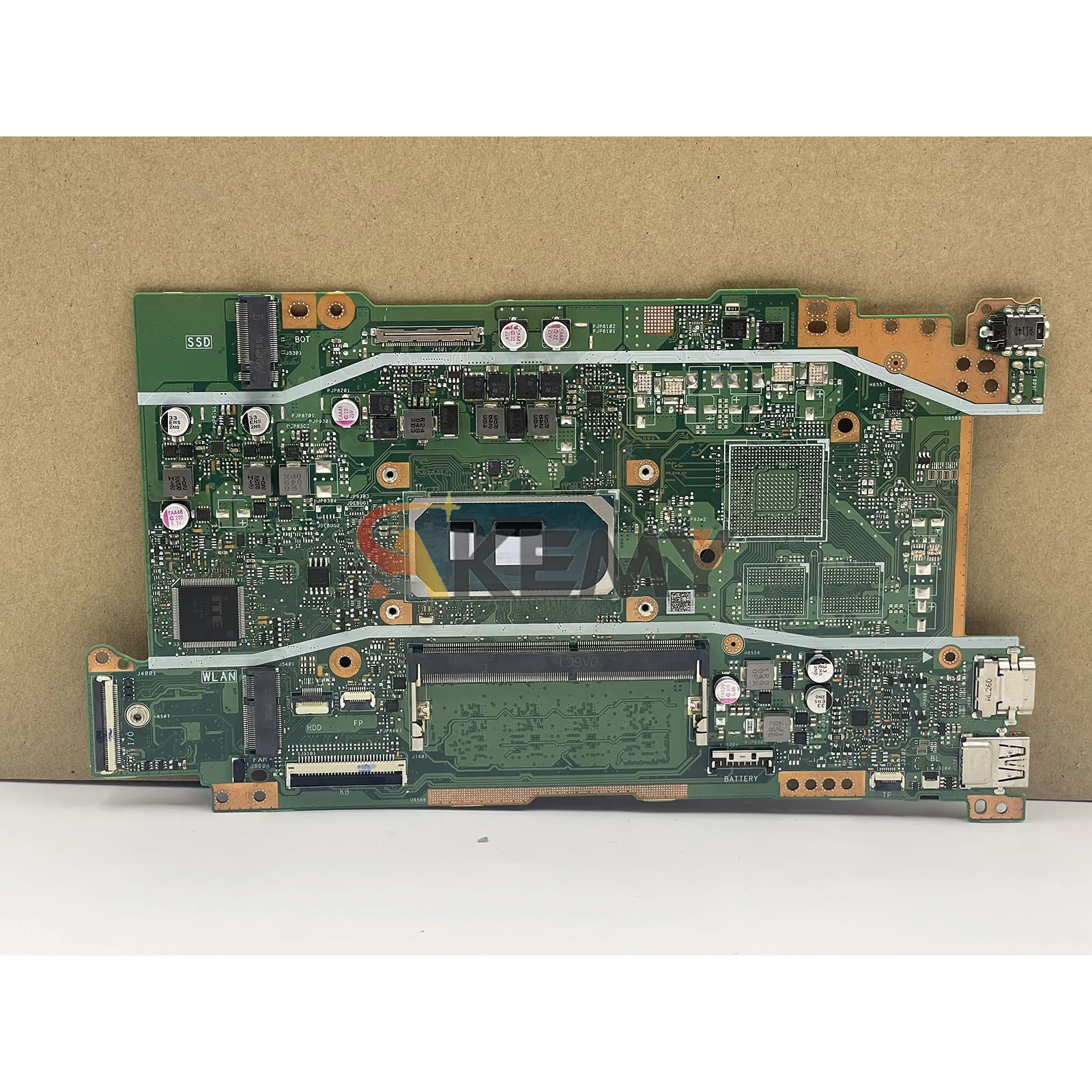 Placa-mãe para laptop X415JA, placa principal para ASUS VivoBook X515JF V5200J A416J X515JAB X515JA V4200J X415J X515JP com CPU I3 I5 I7