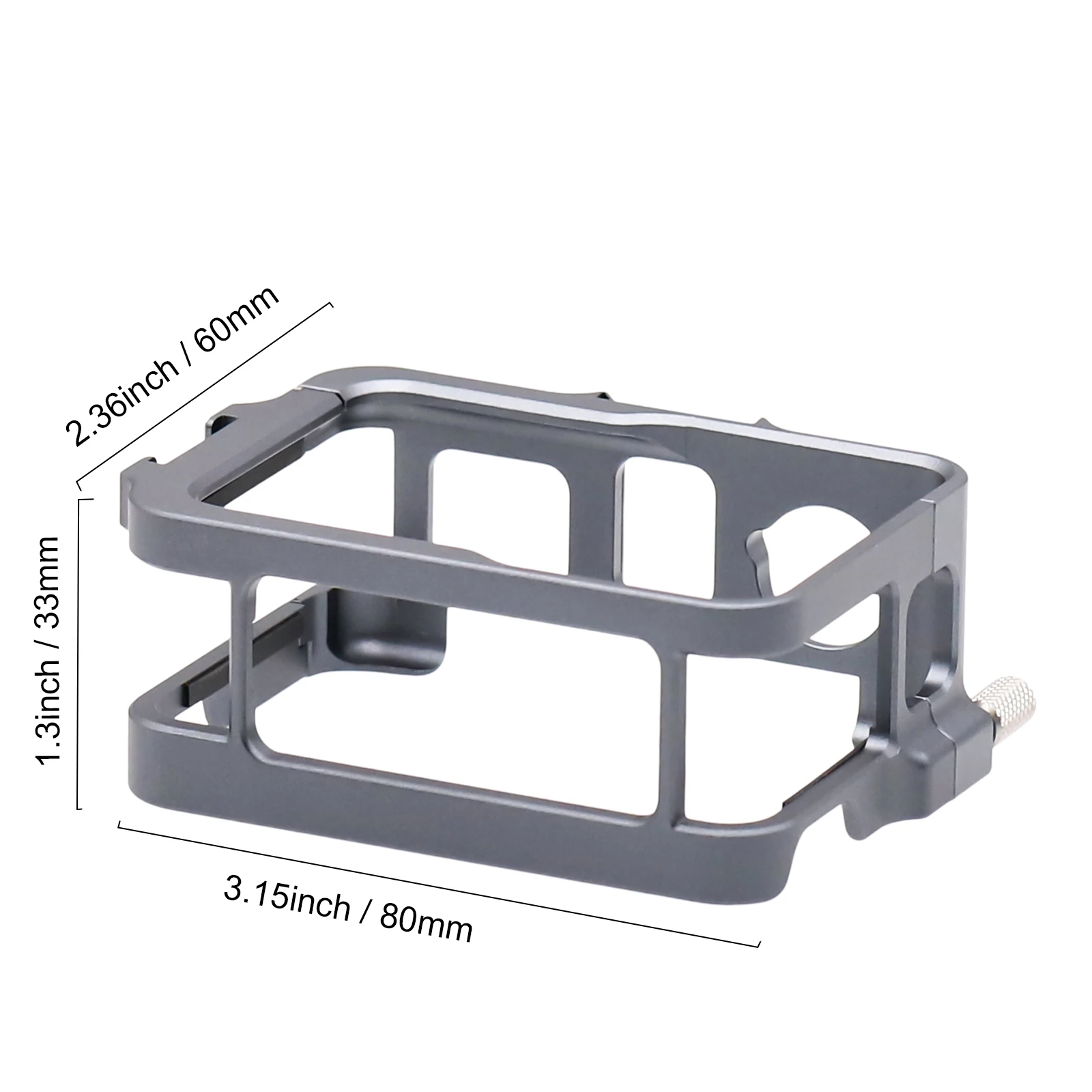 LinGo Aluminum Alloy Protective Cage For Insta360 Ace Pro 2 Dual Cold Shoe Housing Camera Frame Accessories