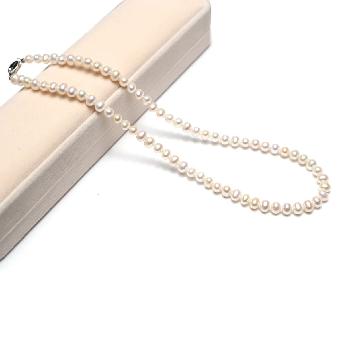 Natural Freshwater Pearl Silver Dollar Clasp Delicate Gift Decoration for Jewelry Making DIY Necklace Braclet Earrings Accessory