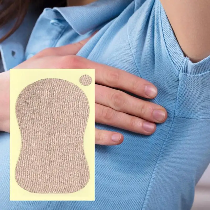 Underarm Sweat Pads 10pcs Women\'s Underarm Pads For Sweating Invisible Non Sweat Adhesive Armpit Protection Sweat Sticker For