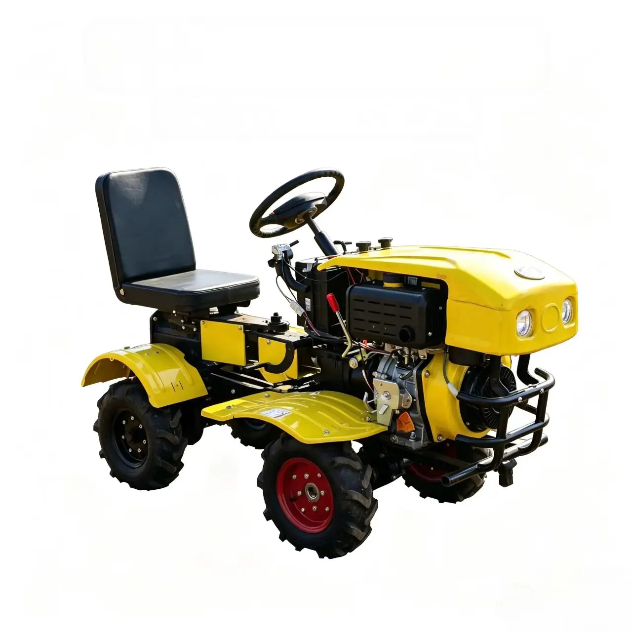 -For  Dual Drive Ride-on Diesel Micro Tiller 1720x810x1180mm Dimension Electric Start High Efficiency Rotary Cultivator SH*