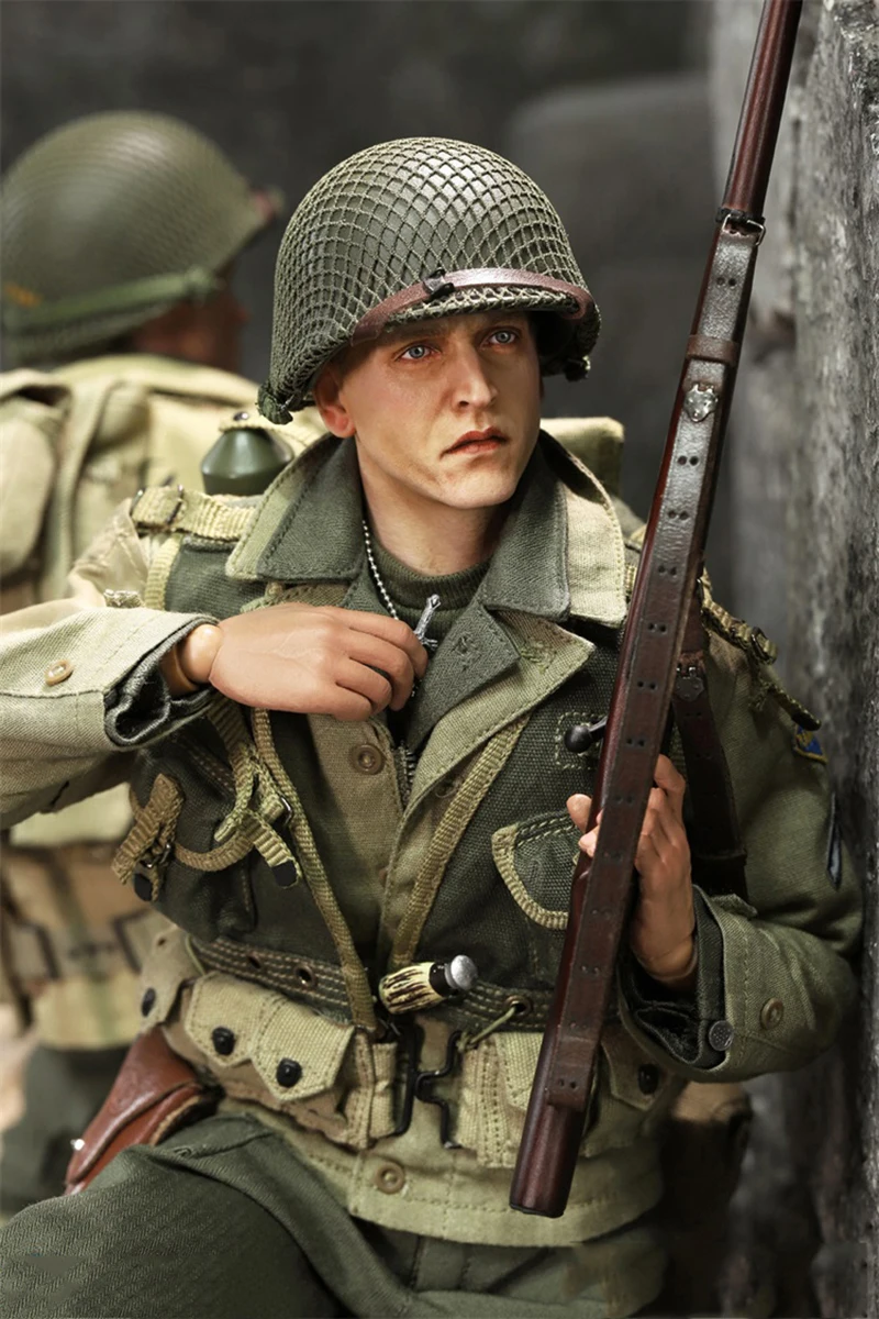 Did A80144 A80150 1/6 Military War Series WWII US Army 2Nd Ranger Battalion Sniper Men Soldier 12Inch Action Figure Gift