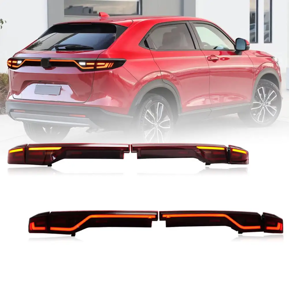 

Светодиодные задние фонари для Honda HR-V/Vezel/XRV 2023-2025: динамические указатели поворота, дневные ходовые огни