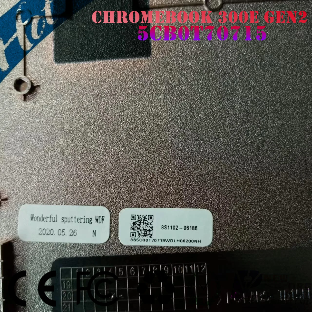 Imagem -04 - Base Inferior do Portátil para Lenovo Chromebook 300e 2nd Gen2 81mb Series Preto 5cb0t70715