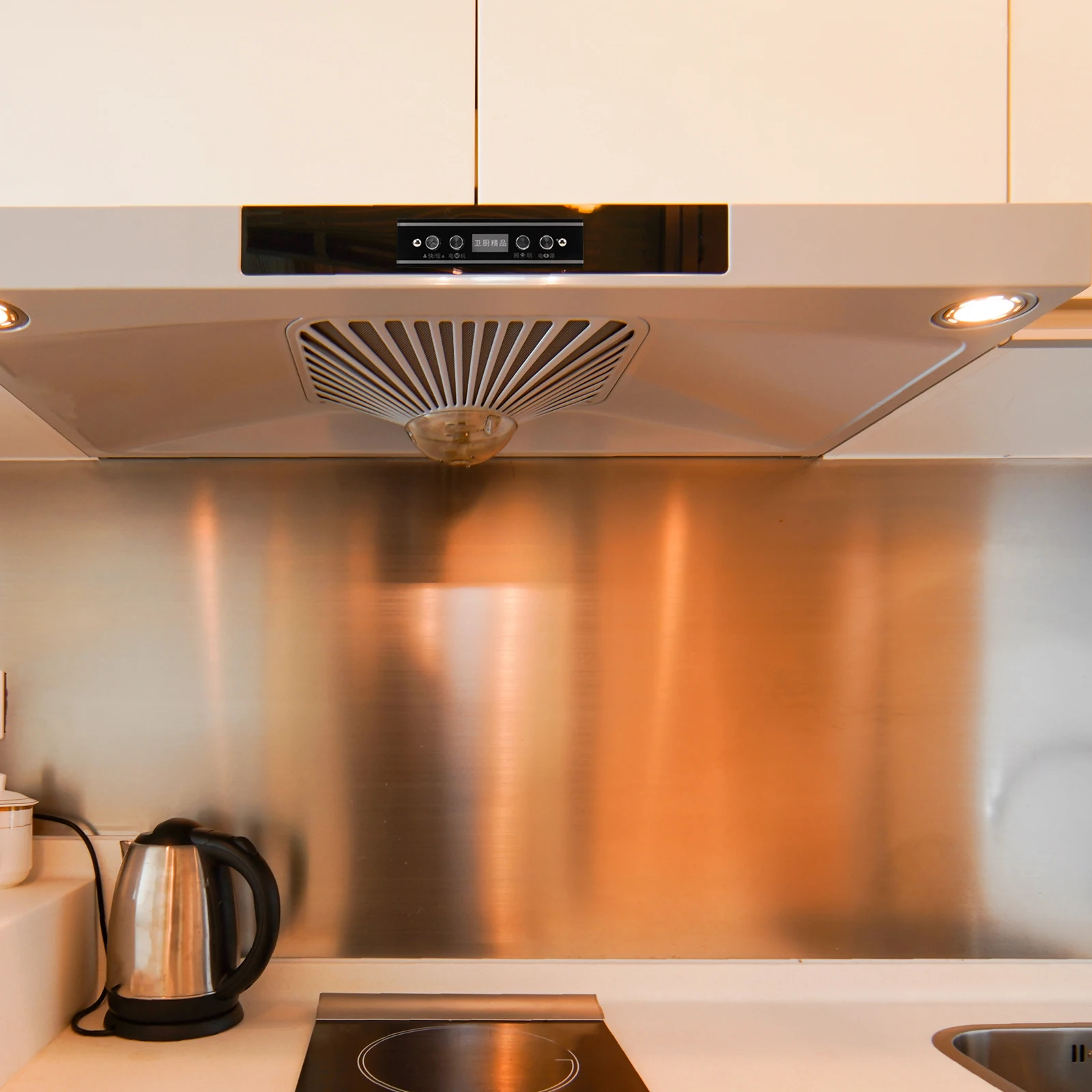 

Button Switch Control Panel For Range Hood Pushbutton Switch Board Replacement Part Compatible With Kitchen Range Hood