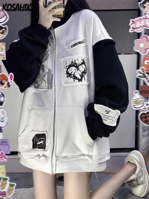 Korean hoodie jacket hotsell