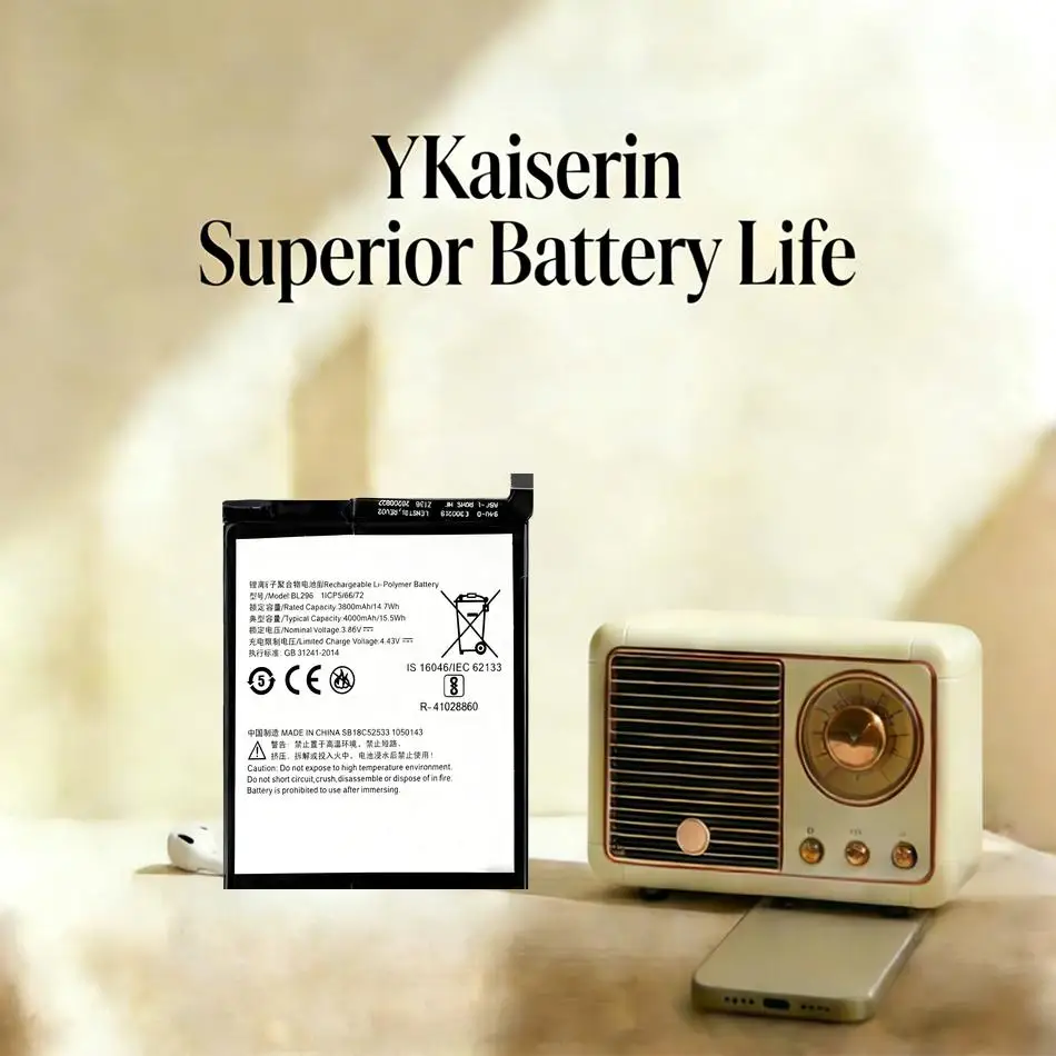 

Безопасный аккумулятор 4000 мАч для мобильного телефона Lenovo Z6 L78121 Pro L78051 BL296