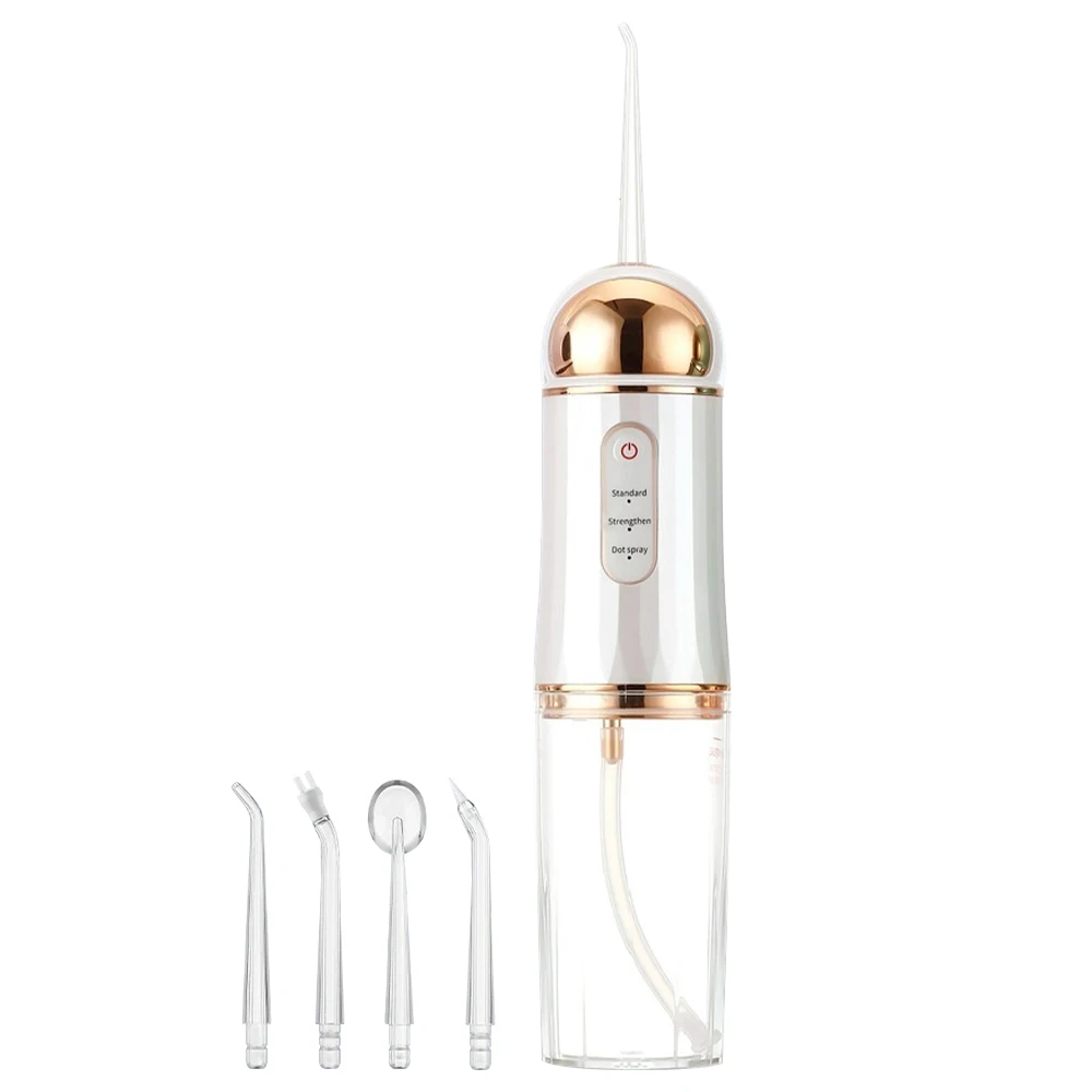 

Водная зубная нить для зубов 230 мл портативный беспроводной ирригатор для полости рта перезаряжаемый ирригационный очиститель IPX7 водонепроницаемый