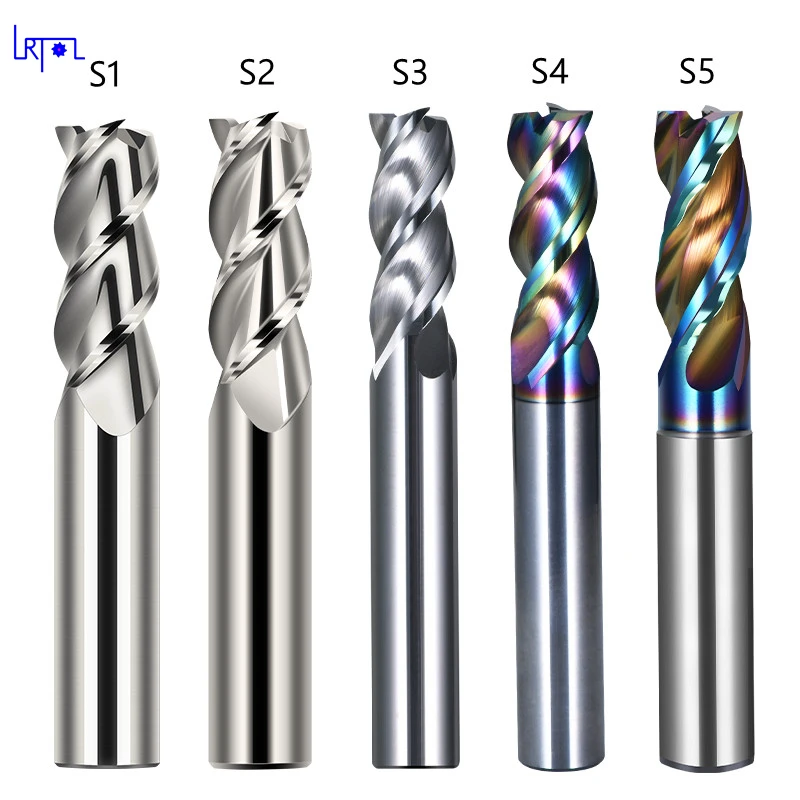 

Твердосплавная концевая фреза D6/8/10/12/14/16/20 мм из алюминия для фрезы с DLC или без покрытия для станков с ЧПУ